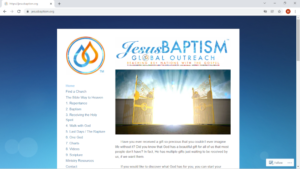 Jesus Baptism</br>
www.JesusBaptism.org